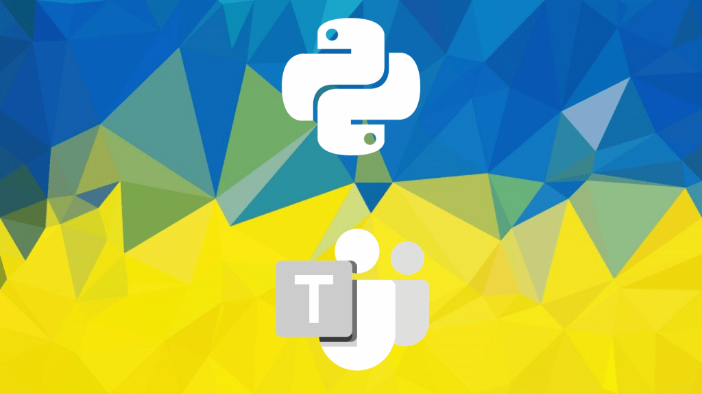 entête des articles sur Python et Teams